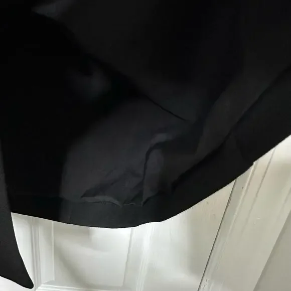 Karen Millen US 10/UK 14 Black Structured Crepe Pencil Midi Dress Career - Picture 9 of 11